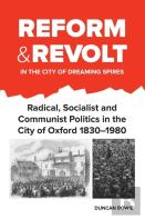 Reform And Revolt In The City Of Dreaming Spires