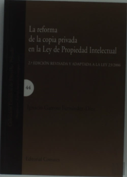 Bertrand.pt - Reforma De La Copia Privada En La Ley Propiedad Intelectual