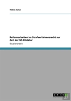Bertrand.pt - Reformarbeiten Im Strafverfahrensrecht Zur Zeit Der Ns-Diktatur