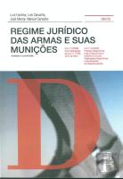 Regime Jurídico das Armas e suas Munições