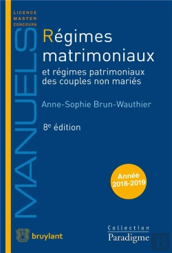 Bertrand.pt - Régimes Matrimoniaux (8e Édition)