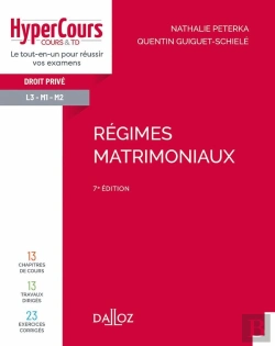 Bertrand.pt - Régimes Matrimoniaux : Droit Privé : L2/M2 (7e Édition)