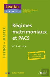 Régimes Matrimoniaux Et Pacs (4e Édition)