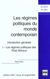 Regimes Politiques Du Monde Contemporain T.1