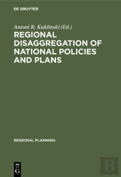 Regional Disaggregation Of National Policies And Plans
