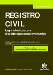 Registro Civil 2ª Ed. 2011 Legislación Básica Y Disposiciones Complementarias