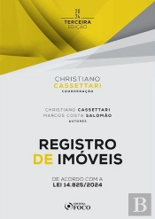 Registro De Imóveis - 3ª Ed - 2024
