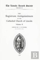 Registrum Antiquissimum Of The Cathedral Church Of Lincoln (2)