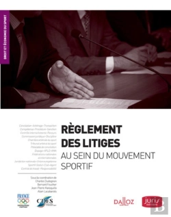 Bertrand.pt - Règlement Des Litiges Dans Le Mouvement Sportif