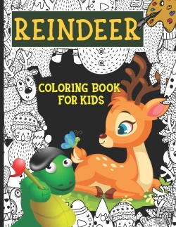 Bertrand.pt - Reindeer Coloring Book For Kids