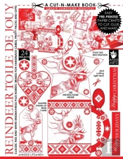Reindeer Toile De Jouy Cut-N-Make Book
