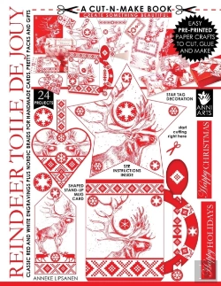 Bertrand.pt - Reindeer Toile De Jouy Cut-N-Make Book