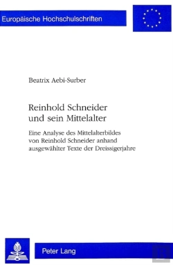 Bertrand.pt - Reinhold Schneider Und Sein Mittelalter