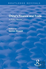 Reival: China'S Finance And Trade: A Policy Reader (1978)