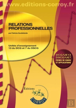 Bertrand.pt - Relations Professionnelles : Ue 13 Du Dcg Et Ue 7 Du Dscg