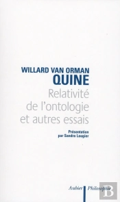 Relativité De L'Ontologie Et Autres Essais