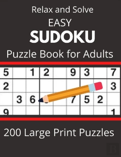 Bertrand.pt - Relax And Solve Easy Sudoku  Puzzle Book For Adults 200 Large Print Puzzles