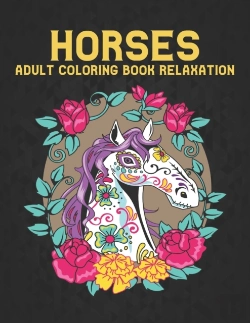 Bertrand.pt - Relaxation Horses Adult Coloring Book