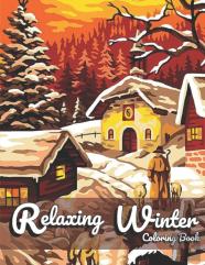 Relaxing Winter Coloring Book
