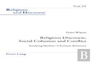 Religious Discourse, Social Cohesion And Conflict