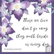 Religious Quote In Loving Memory, Condolence Book To Sign