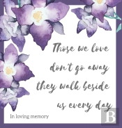 Religious Quote In Loving Memory, Condolence Book To Sign