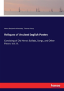 Reliques Of Ancient English Poetry