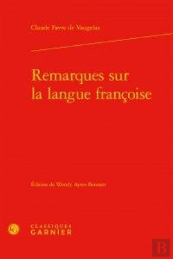 Bertrand.pt - Remarques Sur La Langue Françoise