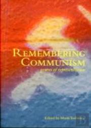 Remembering Communism Â€“ Genres Of Representation