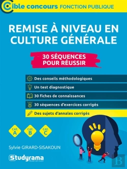 Bertrand.pt - Remise À Niveau En Culture Générale : 30 Séquences Pour Réussir ; Catégories A, B Et C
