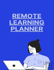 Remote Learning Planner
