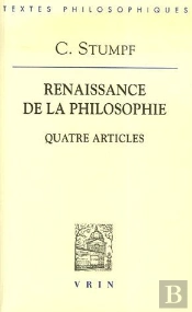 Renaissance De La Philosophie ; Quatre Articles