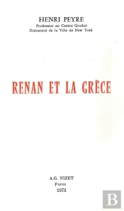 Renan Et La Grèce
