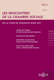Rencontres Chambre Sociale Cour Cassa. 03/11
