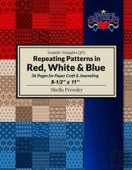 Repeating Patterns In Red, White & Blue