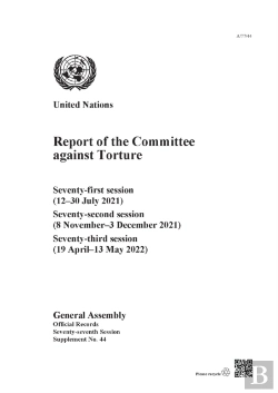 Bertrand.pt - Report Of The Committee Against Torture