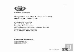 Report Of The Committee Against Torture