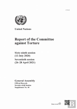 Bertrand.pt - Report Of The Committee Against Torture