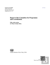 Report Of The Committee For Programme And Coordination