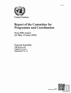 Bertrand.pt - Report Of The Committee For Programme And Coordination