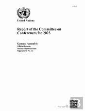 Report Of The Committee On Conferences For 2023