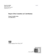 Report Of The Committee On Contributions