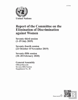 Bertrand.pt - Report Of The Committee On The Elimination Of Discrimination Against Women, Seventy-Fifth Session