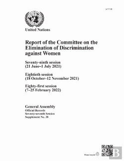 Bertrand.pt - Report Of The Committee On The Elimination Of Discrimination Against Women, Seventy-Seventh Session