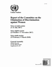 Report Of The Committee On The Elimination Of Discrimination Against Women, Seventy-Third Session