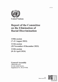 Bertrand.pt - Report Of The Committee On The Elimination Of Racial Discrimination, Seventy-Ninth Session