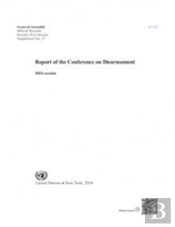 Report Of The Conference On Disarmament