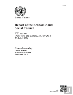 Bertrand.pt - Report Of The Economic And Social Council On Its 2023 Session