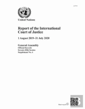 Report Of The International Court Of Justice