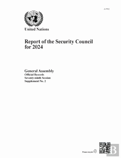 Bertrand.pt - Report Of The Security Council For 2024